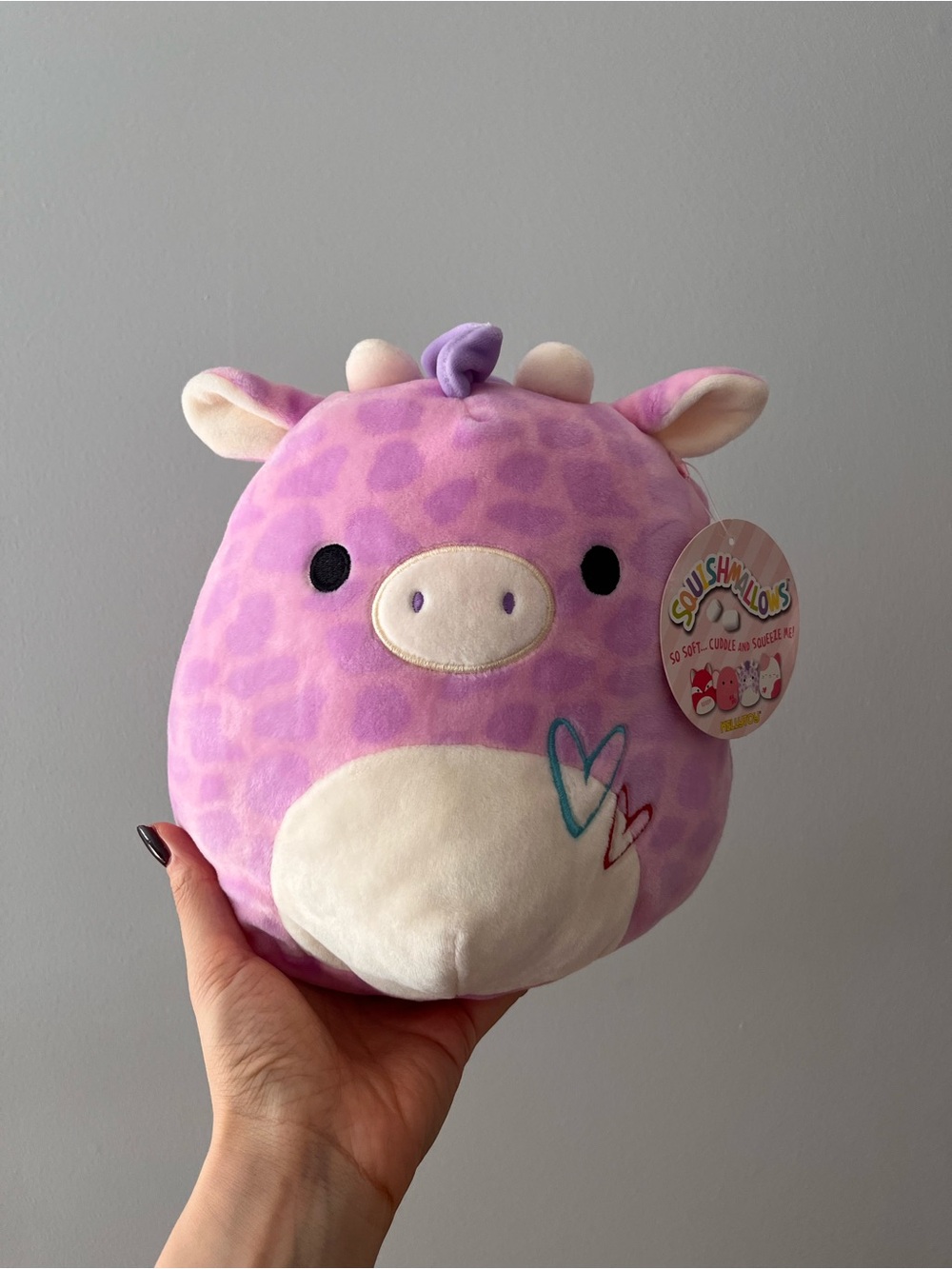 RARE BNWT Jazzy the Purple Giraffe Squishmallow